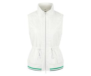 Marc Cain - Gepaddete Weste mit Herzprint - - Jackets - Donna - Bianco - S