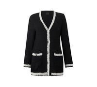 Marc Cain Giacchetta crema / nero Donna - Abbigliamento - Taglie comode - Pullover e cardigan - Cardigan Marc Cain XL