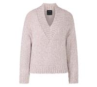 Marc Cain - Glitzer Pullover - - Knitwear - Donna - Grigio - M