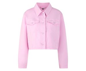 Marc Cain - Kurze Jeansjacke aus Baumwollstretch - - Jackets - Donna - Rosa - S