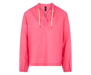 Marc Cain - Langarmbluse aus leichter Ramie - - Blouses & Shirts - Donna - Rosa - S