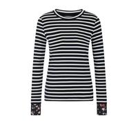 Marc Cain - Maglia a Righe Marittime - - Tops - Donna - Nero - L