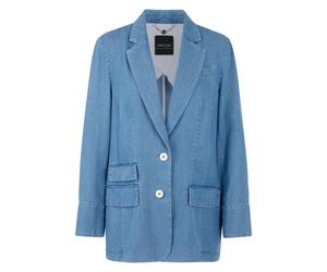 Marc Cain - Oversize Denim-Blazer "Rethink Together" - - Jackets - Donna - Blu - M