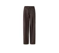 MARC CAIN Pantaloni effetto pelle marrone | 38