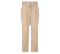 Marc Cain - Paperbag Hose Faqus mit High Waist - - Trousers - Donna - Beige - S