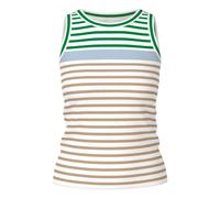 Marc Cain, ,Tops ,Donna ,Multicolore ,S Ringel-Top aus Baumwollstretch