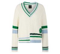 Marc Cain - Ringel-Zopfpullover "Rethink Together" - - Knitwear - Donna - Beige - L