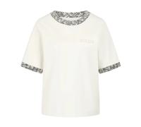 Marc Cain - T-shirt con Applicazione di Perle - - Tops - Donna - Bianco - M