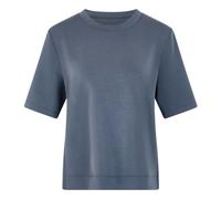 Marc Cain - T-shirt con dettagli plissettati - - Tops - Donna - Blu - M