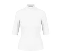 Marc Cain - Top a collo alto a coste - - Knitwear - Donna - Bianco - M