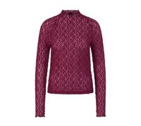 Marc Cain, ,Tops ,Donna ,Marrone ,L Top in Pizzo a Maniche Lunghe