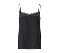 Marc Cain, ,Tops ,Donna ,Nero ,2XL Top in seta con pizzo