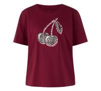 Marc Cain, ,Tops ,Donna ,Rosso ,S T-Shirt "Rethink Together"