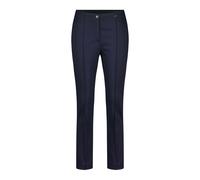 Marc Cain, ,Trousers ,Donna ,Blu ,XS Pantaloni Eleganti da Ufficio con Cuciture Decorative