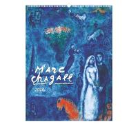 Marc Chagall 2027: Kunstkalender 42x56 cm im 5-Farbdruck mit Meisterwerken des Expressionismus und sprachneutralem Kalendarium
