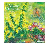 Marc Chagall 2027: Wandkalender 30x30 cm (30x60 cm geöffnet), Kunstkalender mit poetischen Meisterwerken von Chagall