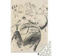 Marc Chagall Jigsaw Puzzle disegno,1000 Pcs Rompicapo museo Classici, Puzzles arte, Puzzle Per Gioco Familiare, Regalo Per Amore E Amico, Festa Gioco