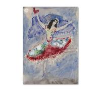 Marc Chagall Poster Modern Canvas Wall Art Ballet Girl Pittura astratta Immagini di moda Marc Chagall Stampe per soggiorno Decor 50x70 cm Senza cornice