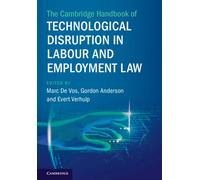 Marc De Vos The Cambridge Handbook of Technological Disruptio (Copertina rigida)