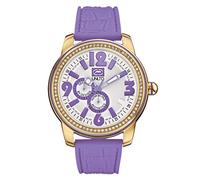 Marc Ecko Orologio Uomo E13544G4 Analogico al quarzo con cinturino silicone Oro Ø 48 mm