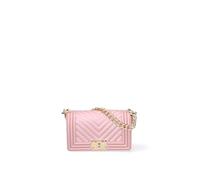 MARC ELLIS Borsa a mano da donna PVC Prodotto Vegano 11x19x6,5 cm FLAT-S_24-OLD_ROSE_-_GOLD