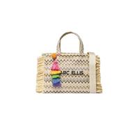 MARC ELLIS Borsa a Mano Donna Nero - Polipropilene Intrecciato con Frange Arcobaleno