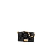 MARC ELLIS Borsa a Mano Elegante Rubber Nero Oro Donna 11x19x6.5 cm Design Compatto