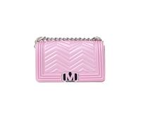 MARC ELLIS Borsa a tracolla Flat Wave S bianco perla da donna. Il modello presenta un motivo trapuntato a chevron con dettagli in rilievo, donando un tocco sofisticato. La chiusura con patt