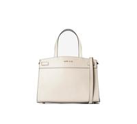 Marc Ellis New York Borsa a mano da donna In Vera pelle Made in Italy 28,6x22x11 cm Latte e Oro