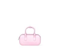 Marc Ellis New York Borsa a mano da donna Rubber 100% Rubber 25x35x9 cm Lilla e Oro chiaro