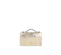 Marc Ellis New York Borsa a spalla da donna In Vera pelle Made in Italy 22x14x4,5 cm Oro e Oro