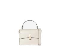 Marc Ellis New York Borsa a spalla da donna In Vera pelle Made in Italy 22x16x7 cm Latte e Oro