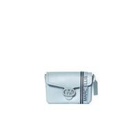 MARC ELLIS New York Borsa a spalla da donna Rubber 100% Rubber 19x11x6,5 cm Cielo e Argento Opaco