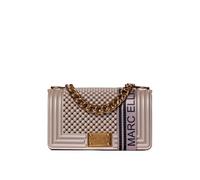 Marc Ellis New York Borsa a spalla da donna Rubber 100% Rubber 19x11x6,5 cm Grigio e Rame