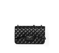 MARC ELLIS New York Borsa a spalla da donna Rubber 100% Rubber 23,5x14,5x9,5 cm Nero