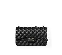 Marc Ellis New York Borsa a spalla da donna Rubber 100% Rubber 23,5x14,5x9,5 cm Nero