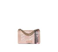 Marc Ellis New York Borsa a spalla da donna Rubber 100% Rubber 25x15x8 cm Rosa antico e Oro chiaro