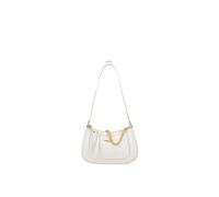 Marc Ellis New York Borsa a spalla da donna Textile Polyurethane 29x18x5,5 cm Bianco e Oro chiaro