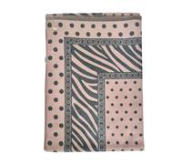 Marc Ellis sciarpa donna in fantasia pois rosa grigio