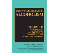 Marc Galanter Research on Alcoholics Anonymous and Spirituali (Copertina rigida)