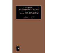 Marc J. Epstein Advances in Management Accounting (Copertina rigida)
