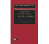 Marc J. Epstein Performance Measurement and Management Contro (Copertina rigida)