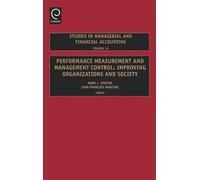 Marc J. Epstein Performance Measurement and Management Contro (Copertina rigida)