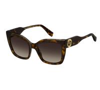 Marc Jacobs Donna MARC 811/S 086/HA Occhiali da sole Acetato Havana Marrone Squadrata Normale Sfumato