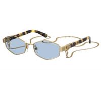 Marc Jacobs Donna Marc Jacobs MARC 496/S 013/KU Occhiali da sole Metallo Oro Azzurro Geometrica