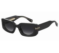 Marc Jacobs Donna MJ 1075/S 807/9O Occhiali da sole Acetato Nero Grigio Squadrata Sfumato