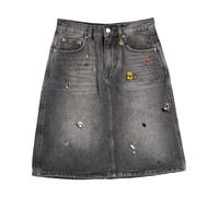 Marc Jacobs - Gonna A-Line Stone Washed con Charms - -Skirts -Donna -Grigio -W30