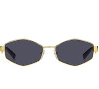 Marc Jacobs Marc 496/S J5G IR 55 Women’s Geometric Sunglasses - Gold