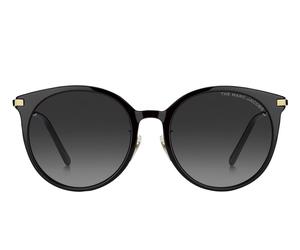 Marc Jacobs Marc 552/g/s Sunglasses Women Black Round Grey 54mm