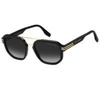Marc Jacobs Uomo MARC 588/S 807/9O Occhiali da sole Acetato Nero Grigio Squadrata Normale Sfumato